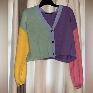 SHEIN Multicolor Women's Cardigan Sweater